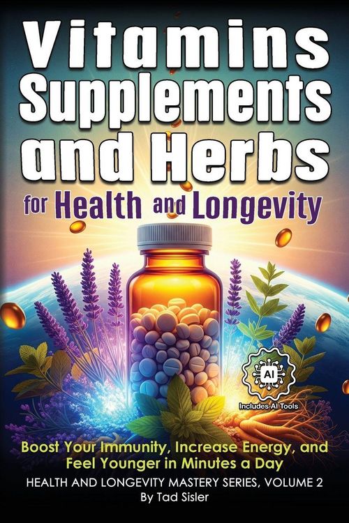 Produktbild: Vitamins, Supplements, and Herbs for Health and Longevity