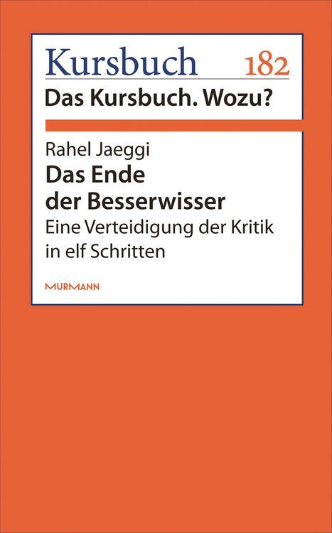 Produktbild: Das Ende der Besserwisser