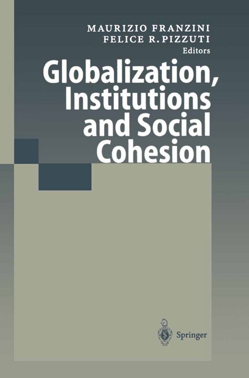 Produktbild: Globalization, Institutions and Social Cohesion