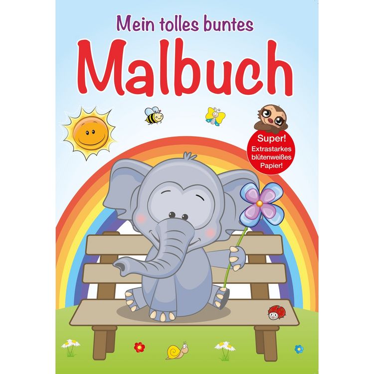 Produktbild: Mein tolles buntes Malbuch Elefant