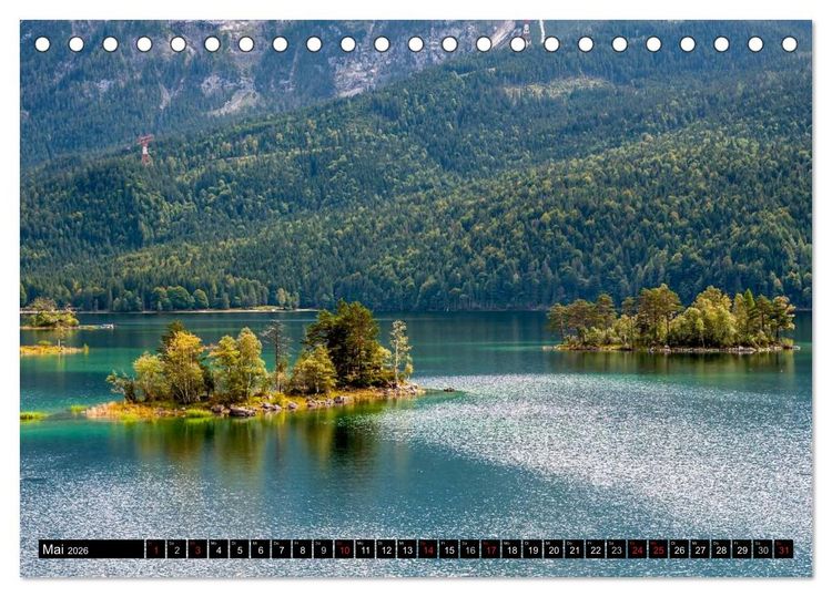 Produktbild: Traumlandschaft Werdenfelser Land - Teil I (Tischkalender 2026 DIN A5 quer), CALVENDO Monatskalender