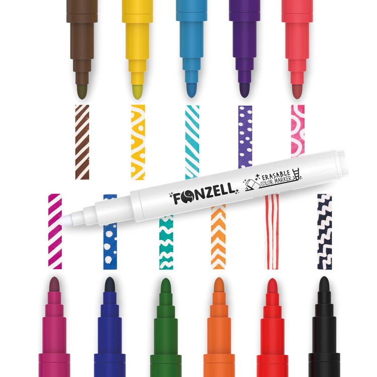 Produktbild: Marker radierbar 12er
