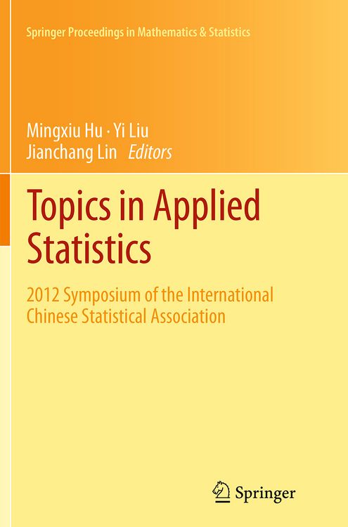 Produktbild: Topics in Applied Statistics