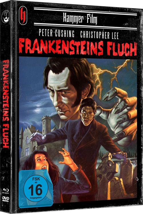 Produktbild: Frankensteins Fluch - Cover A (Uncut Limited Mediabook, Hammer Film-Edition)