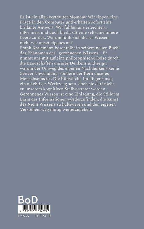 Produktbild: Geronnenes Wissen