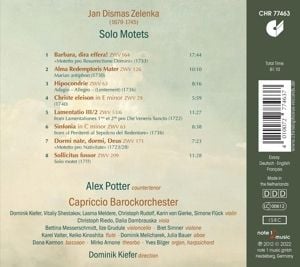 Produktbild: Jan Dismas Zelenka: Solo Motets ZWV 29,53/6,63,