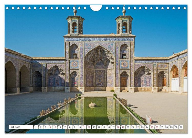 Produktbild: St&auml;dte des Irans - Shiraz (Wandkalender 2026 DIN A4 quer), CALVENDO Monatskalender