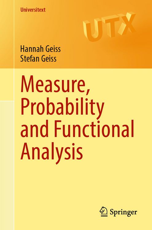 Produktbild: Measure, Probability and Functional Analysis