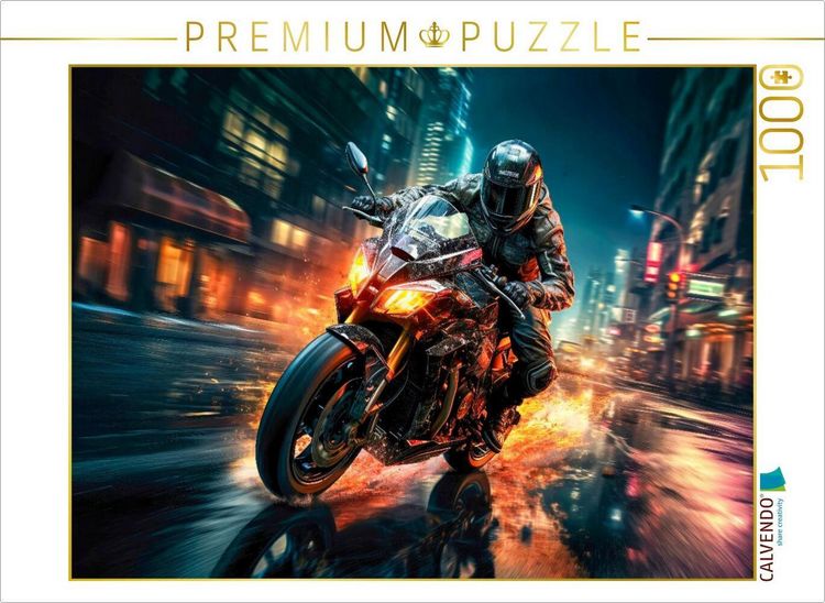 Produktbild: CALVENDO Puzzle Motorr&auml;der | 1000 Teile Lege-Gr&ouml;&szlig;e 64x48cm Foto-Puzzle f&uuml;r gl&uuml;ckliche Stunden