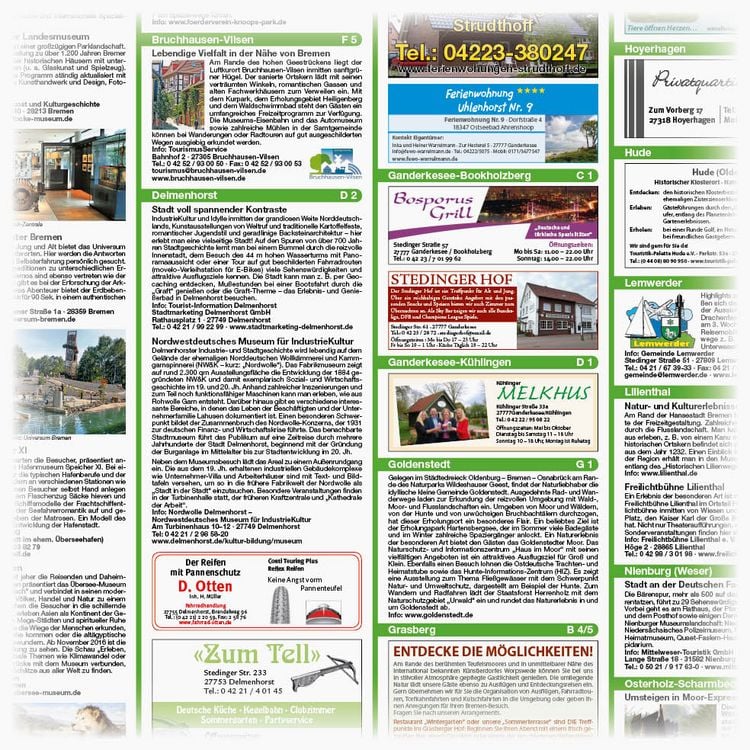 Produktbild: Publicpress Radkarte Bremen und umzu 1:100.000