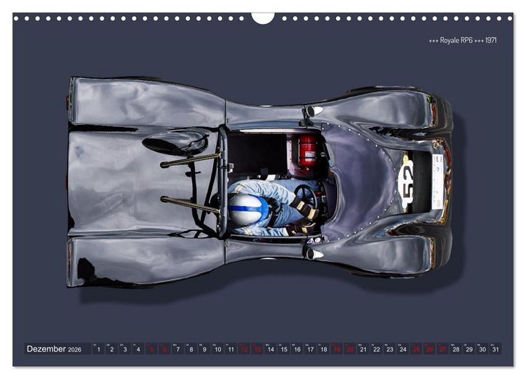Produktbild: Legenden des Rennsports Historic Sports Cars 1960-1975 (Wandkalender 2026 DIN A3 quer), CALVENDO Monatskalender