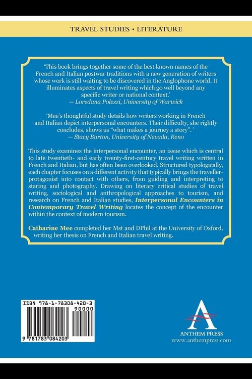 Produktbild: Interpersonal Encounters in Contemporary Travel Writing