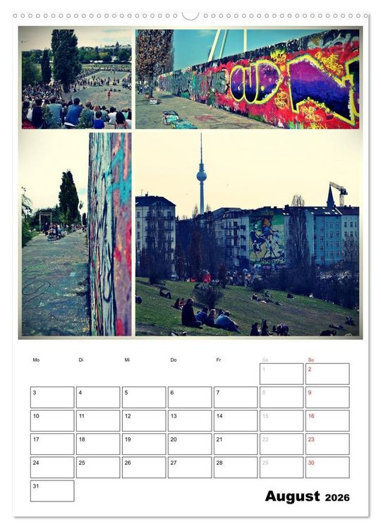 Produktbild: BERLIN / Planer (hochwertiger Premium Wandkalender 2026 DIN A2 hoch), Kunstdruck in Hochglanz