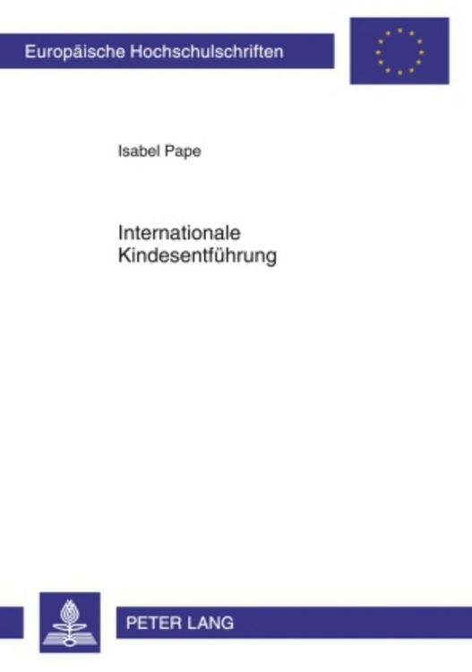 Produktbild: Internationale Kindesentfuehrung