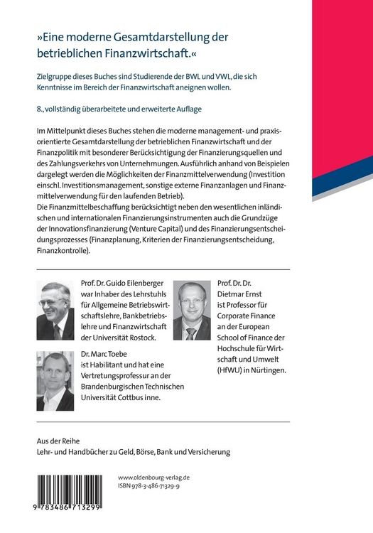 Produktbild: Betriebliche Finanzwirtschaft