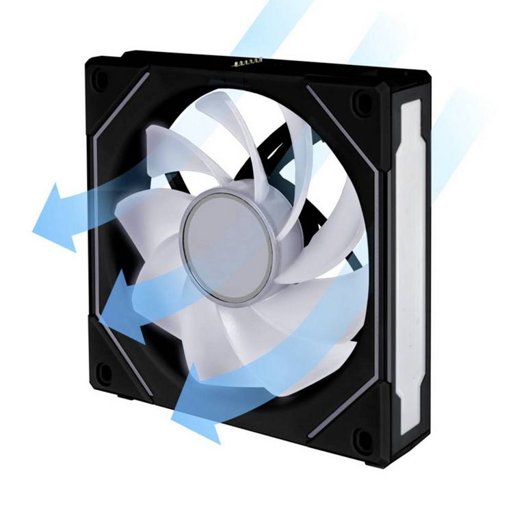 Produktbild: Lian Li Lian Li UNI FAN SL-INF 120 ARGB Reverse Blade PWM L&uuml;fter - 120mm, schwarz PC-Geh&auml;use-L&uuml;fter Schwarz (B x H x T) 120 x 122 x 25 mm