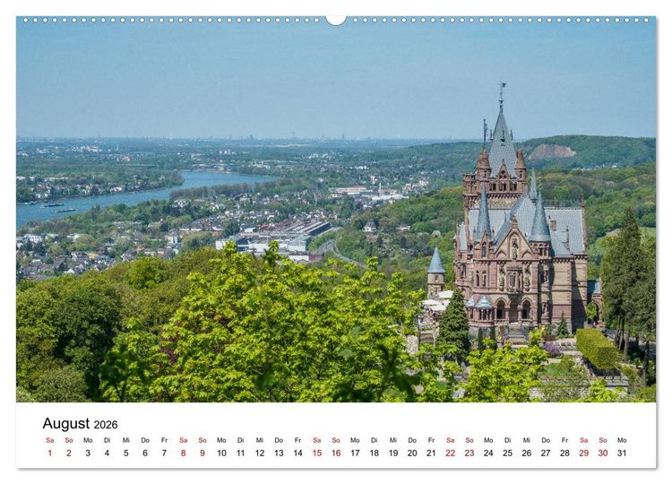 Produktbild: H&ouml;hepunkte des Siebengebirges (Wandkalender 2026 DIN A2 quer), CALVENDO Monatskalender