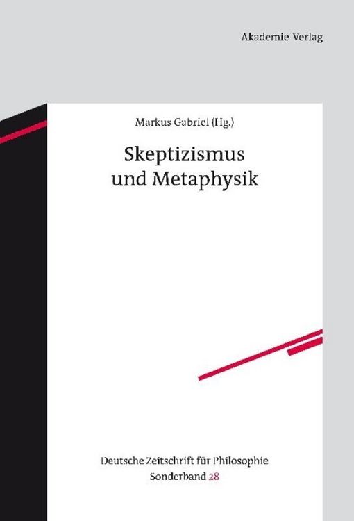 Produktbild: Skeptizismus und Metaphysik