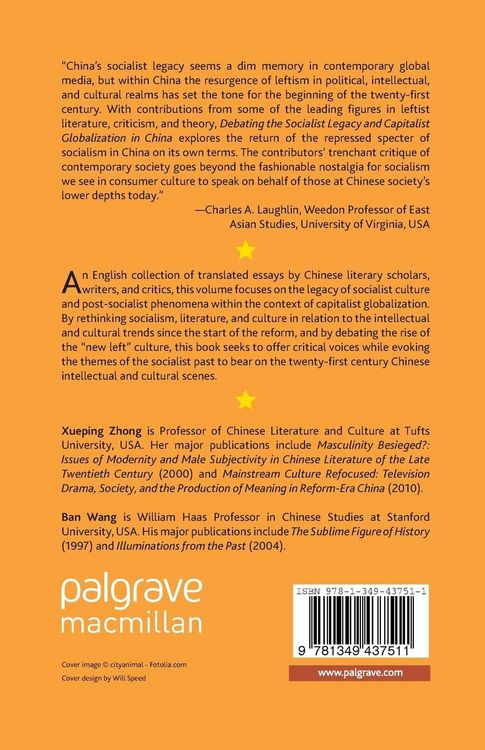 Produktbild: Debating the Socialist Legacy and Capitalist Globalization in China