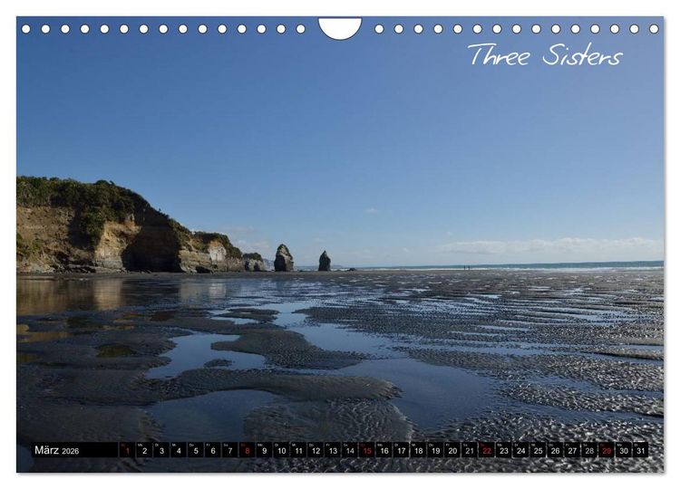 Produktbild: Neuseeland (Wandkalender 2026 DIN A4 quer), CALVENDO Monatskalender