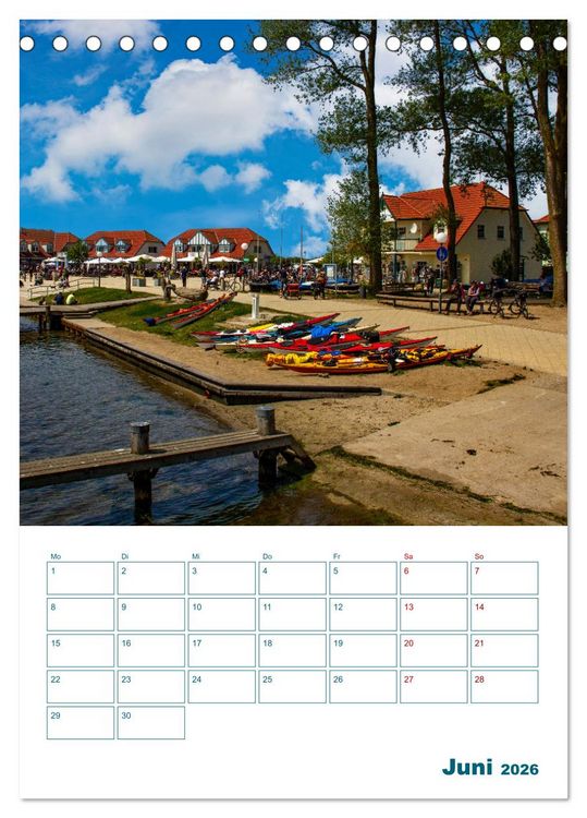 Produktbild: Ostseebad Rerik - Terminplaner (Tischkalender 2026 DIN A5 hoch), CALVENDO Monatskalender