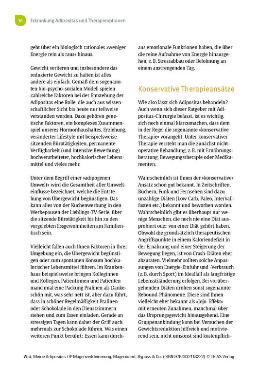 Produktbild: Meine Adipositas-OP. Magenverkleinerung, Magenband, Bypass & Co.
