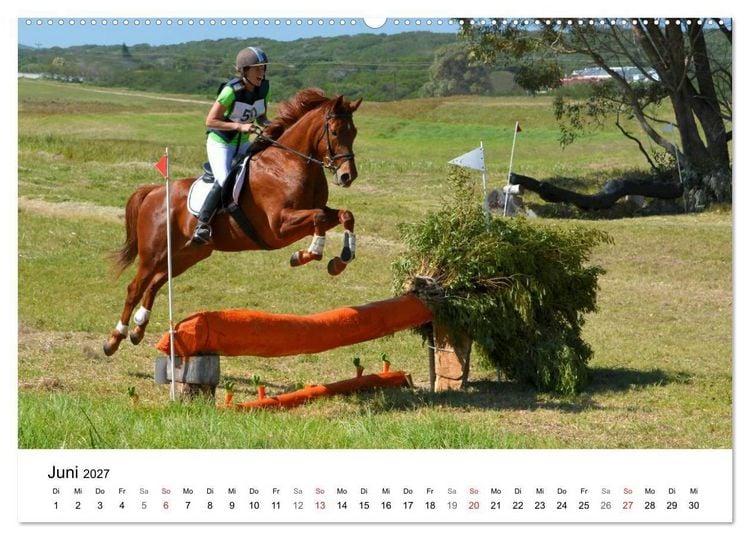 Produktbild: Vielseitigkeitsreiten (Wandkalender 2027 DIN A2 quer), CALVENDO Monatskalender