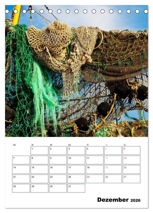 Produktbild: Neuharlingersiel Hafenromantik / Planer (Tischkalender 2026 DIN A5 hoch), CALVENDO Monatskalender