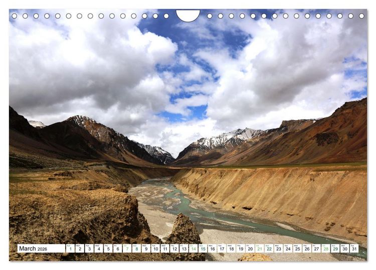 Produktbild: Leh And Ladakh Beautiful Glimpses (Wall Calendar 2026 DIN A4 landscape), CALVENDO 12 Month Wall Calendar