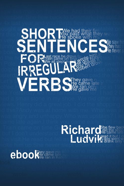 Produktbild: Short sentences for irregular verbs