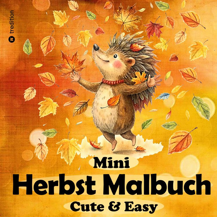 Produktbild: Herbst Malbuch f&uuml;r Erwachsene - Mini-Malbuch - Einfaches Malbuch - Herbst Ausmalbilder