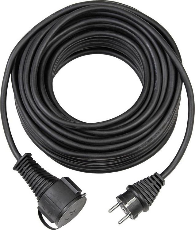 Produktbild: Brennenstuhl 1161450 Strom Verl&auml;ngerungskabel Schwarz 10.00m H05RR-F 3G 1,5mm&sup2;