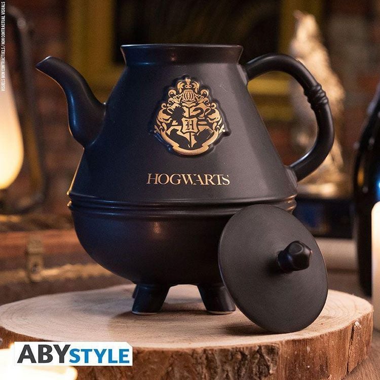 Produktbild: Harry Potter Teekanne mit Hogwarts-Kessel-Set