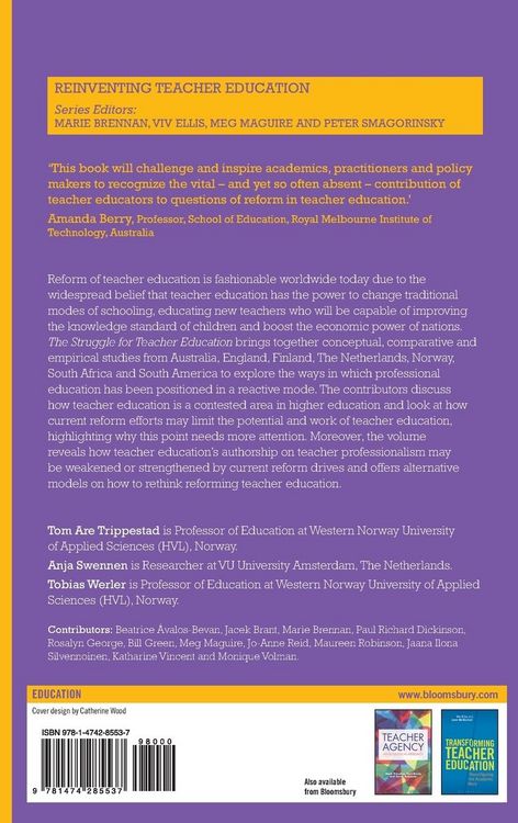 Produktbild: The Struggle for Teacher Education