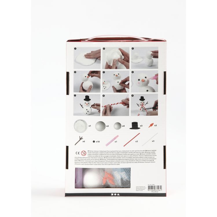 Produktbild: Creativ Company DIY Sets Modellieren Kreativ Set, Schneemann, 1 Set