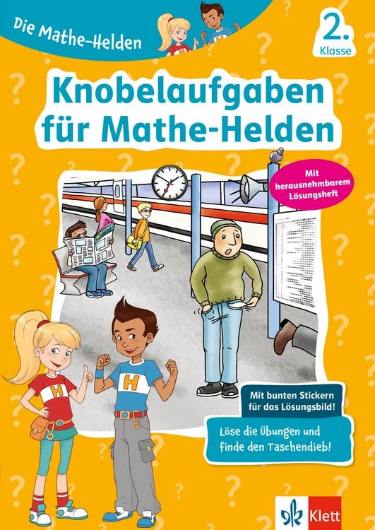 Produktbild: Die Mathe-Helden Knobelaufgaben f&uuml;r Mathe-Helden 2. Klasse