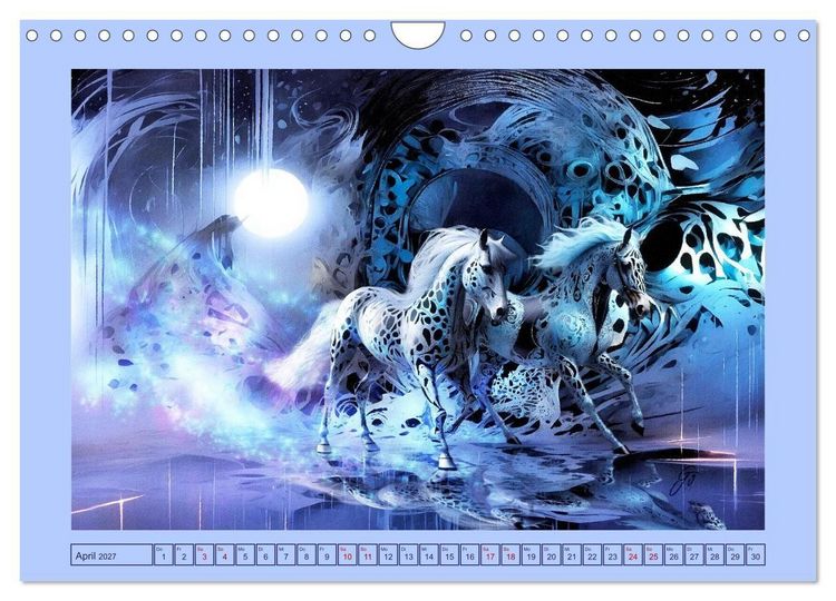 Produktbild: Fraktale Metamorphosen (Wandkalender 2027 DIN A4 quer), CALVENDO Monatskalender