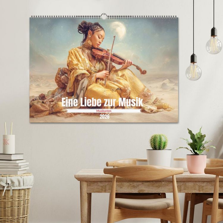 Produktbild: Eine Liebe zur Musik - Musikanten (Wandkalender 2026 DIN A2 quer), CALVENDO Monatskalender