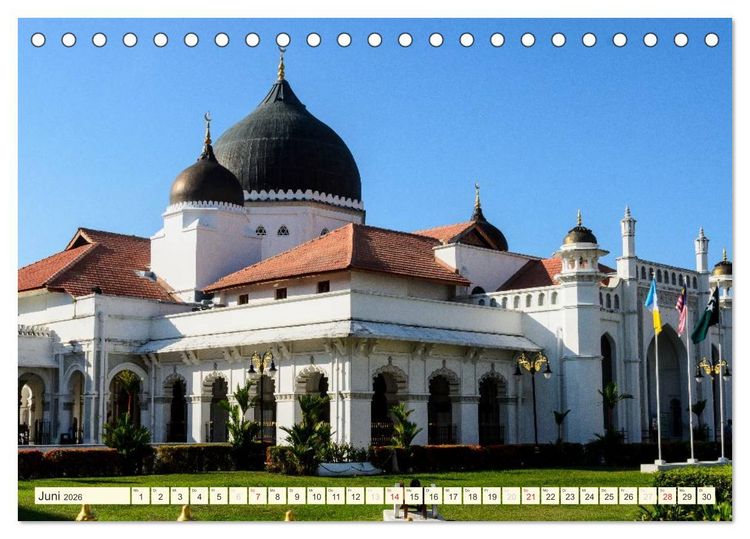 Produktbild: Unterwegs in Malaysia (Tischkalender 2026 DIN A5 quer), CALVENDO Monatskalender