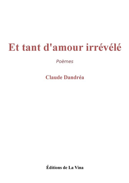 Produktbild: Et tant d'amour irr&eacute;v&eacute;l&eacute;