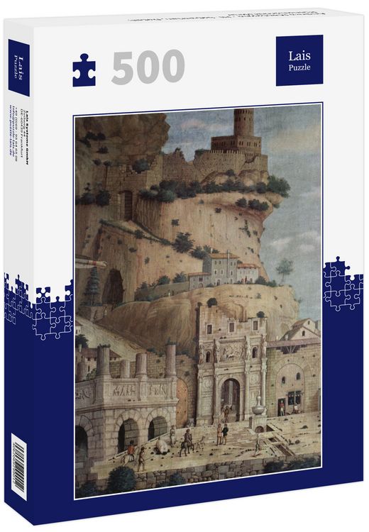 Produktbild: Lais Puzzle Andrea Mantegna - Hl. Sebastian, Detail: Ruinenarchitektur 500 Teile