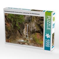 Produktbild: CALVENDO Puzzle Heckenbachwasserfall, Kochel am See, Landkreis Bad T&ouml;lz-Wolfratshausen 1000 Teile Lege-Gr&ouml;&szlig;e 64 x 48 cm Foto-Puzzle Bild von Robert Jank