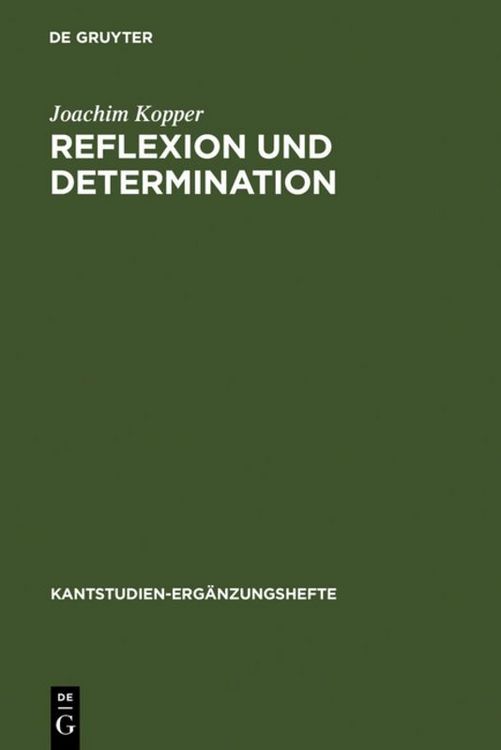 Produktbild: Reflexion und Determination