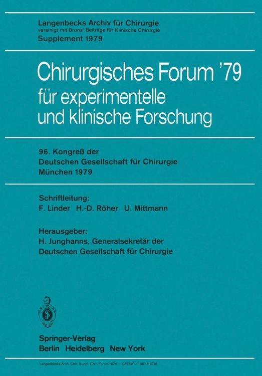 Produktbild: Chirurgisches Forum &rsquo;79