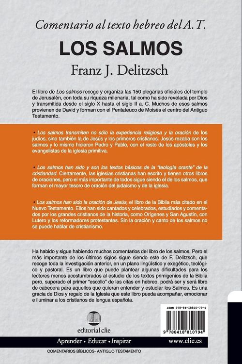 Produktbild: El Comentario al texto hebreo del Antiguo Testamento - Salmos