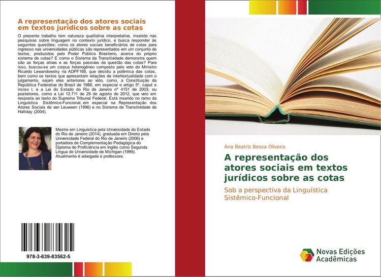 Produktbild: A representa&ccedil;&atilde;o dos atores sociais em textos jur&iacute;dicos sobre as cotas