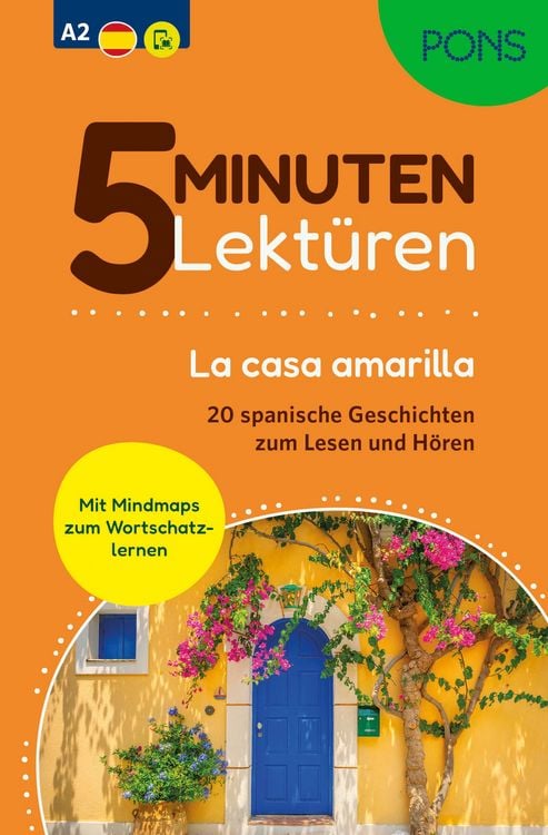Produktbild: PONS 5-Minuten-Lekt&uuml;ren Spanisch A2 - La Casa amarilla