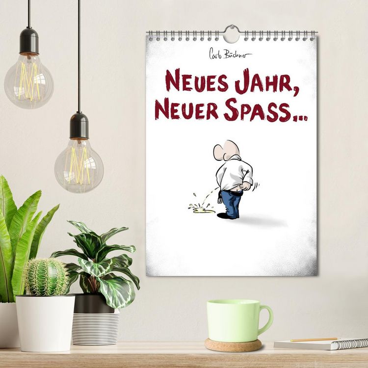 Produktbild: NEUES JAHR, NEUER SPASS... (Wandkalender 2026 DIN A4 hoch), CALVENDO Monatskalender