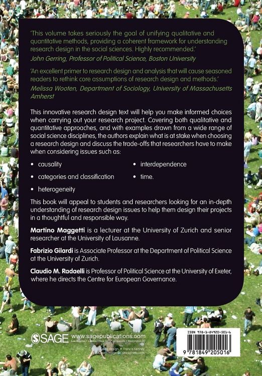 Produktbild: Designing Research in the Social Sciences