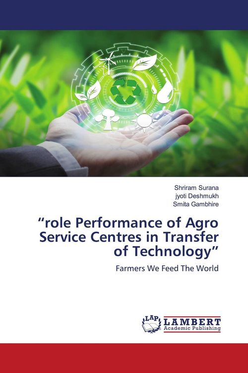 Produktbild: "role Performance of Agro Service Centres in Transfer of Technology"